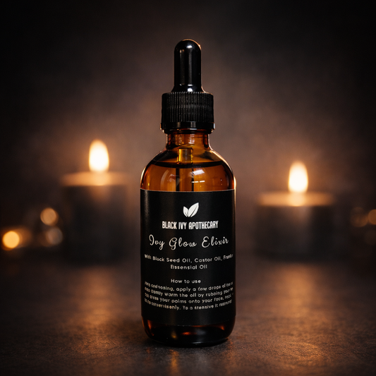 Ivy Glow Elixir: A Botanical Face Oil for Hyperpigmentation, Glow, and Healthy Skin